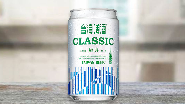台湾ビール3.缶タイプのクラシック「經典」：飲み応えがある苦みが特徴の人気ビール