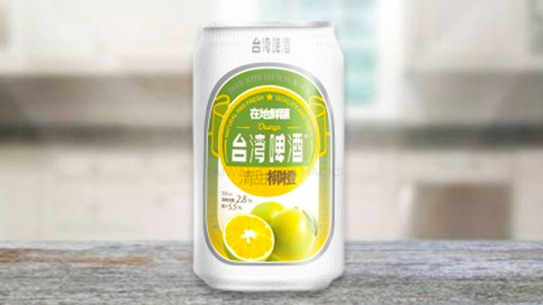 台湾ビール15.缶タイプの「レモンビール」台湾ビール15.缶タイプの「レモンビール」